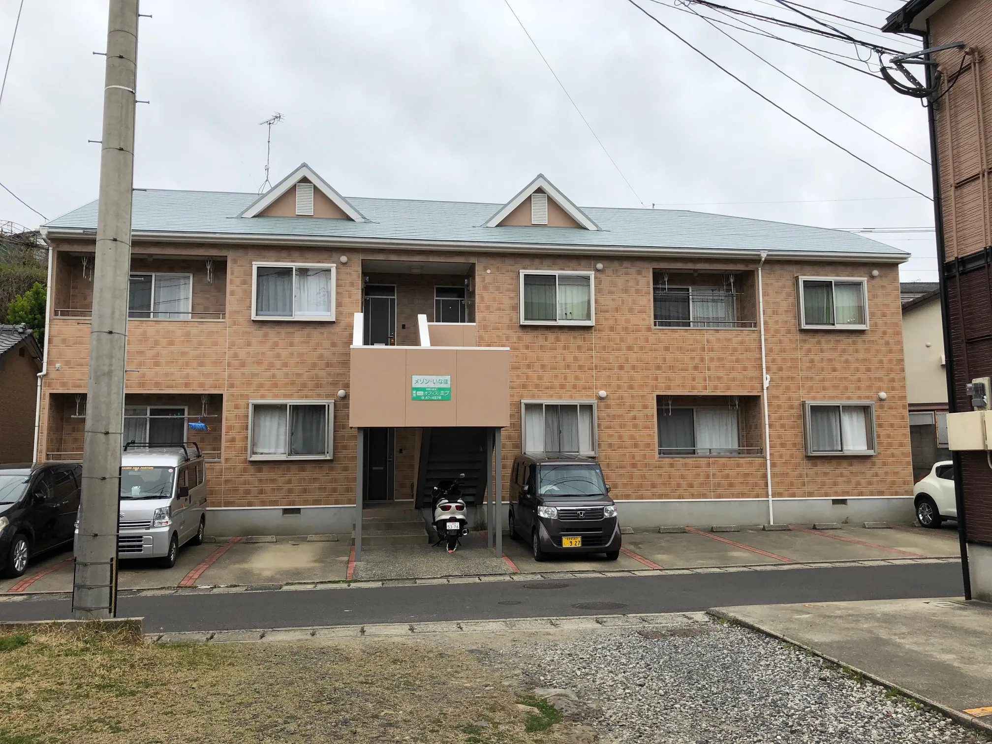 佐世保市椎木町　屋根外壁塗装　メゾンいなほ様